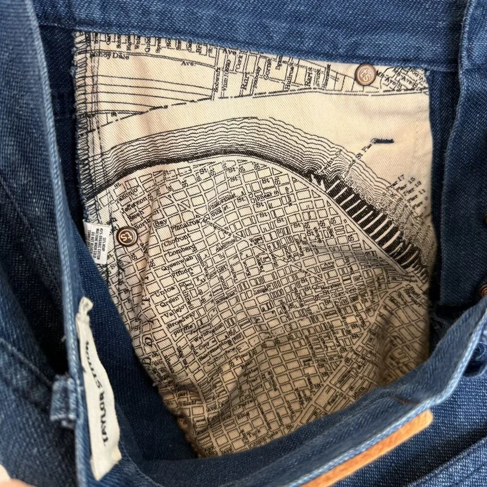 Taylor Stitch Slim Fit Blue Denim Jeans, 29 - Picture 7 of 12